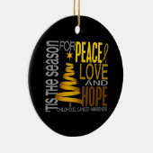 Verzierungen des Kindheits-Krebs-Weihnachten1 Keramikornament (Rechts)