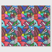 Verzierungen Geschenkpapier (Flach)