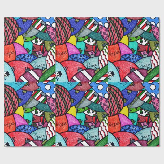 Verzierungen Geschenkpapier (Flach)