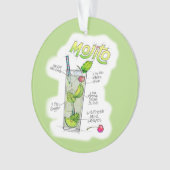 VERZIERUNGEN - MOJITO-REZEPT COCKTAIL-KUNST ORNAMENT (Vorderseite)