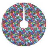 Verzierungen Polyester Weihnachtsbaumdecke (Vorderseite)