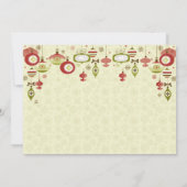 Verzierungs-Austausch Chrismas Party Einladung (Rückseite)