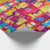 Verzierungs-Collagen-Packpapier Geschenkpapier (Ecke)