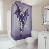 Verzierungs-Drache Duschvorhang (Beispiel)