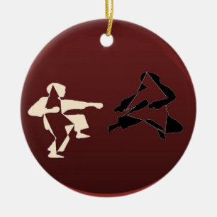 Verzierungs-Kampfkünste ninja Keramikornament