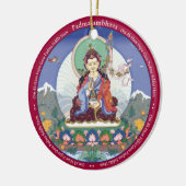 VERZIERUNGS-KERAMIK - Padmasambhava + Nahes hohes Keramikornament (Links)