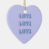Verzierungs-Liebe Keramik Ornament (Rechts)