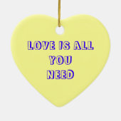 Verzierungs-Liebe Keramik Ornament (Hinten)