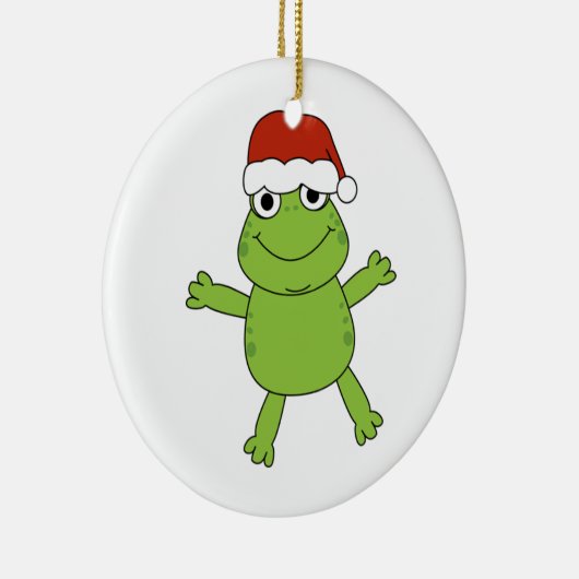 VERZIERUNGS-LUSTIGER FROSCH KERAMIKORNAMENT (Rechts)