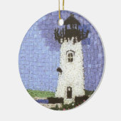 Verzierungs-Martha's Vineyardleuchtturm Keramikornament (Links)