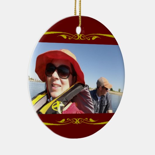 Verzierungs-Plan mit Akzent Keramik Ornament (Rechts)