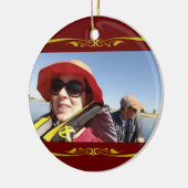 Verzierungs-Plan mit Akzent Keramik Ornament (Links)