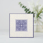 Verzierungs-Verlobungshochzeit des Islams Einladung (Stehend Vorderseite)