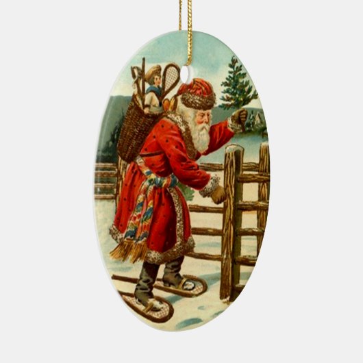 Verzierungs-Vintages Keramik Ornament (Rechts)