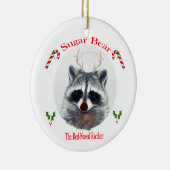 Verzierungszuckerbär Keramik Ornament (Rechts)