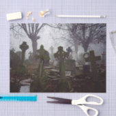 verzogener Friedhof Seidenpapier (Handwerk)