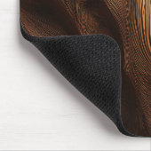 Verzogenes und gewirbeltes Holz Muster Mousepad (Ecke)