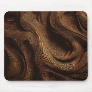 Verzogenes und gewirbeltes Holz Muster Mousepad