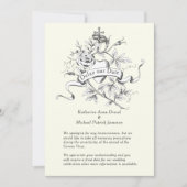 Verzögern Sie unser Datum Hochzeit Cross Corona Vi Einladung (Vorderseite)