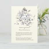 Verzögern Sie unser Datum Hochzeit Cross Corona Vi Einladung (Stehend Vorderseite)