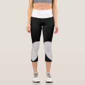 verzögert schwarzes capri leggings (Vorderseite)