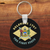 VERZÖGERUNG 1797 DER ERSTEN STAATLICHEN FLAGGE SCHLÜSSELANHÄNGER (Vorderseite)