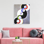 Verzögerung - Endloser Rhythmus Leinwanddruck (Insitu (Wohnzimmer))