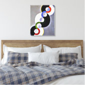 Verzögerung - Endloser Rhythmus Leinwanddruck (Insitu (Schlafzimmer))