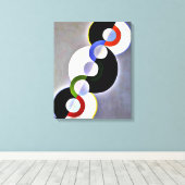 Verzögerung - Endloser Rhythmus Leinwanddruck (Insitu (Holzboden))