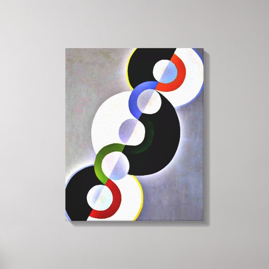 Verzögerung - Endloser Rhythmus Leinwanddruck (Vorderseite)