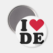 VERZÖGERUNG - I LIEBE DE - I LIEBE DELAWARE MAGNET (Vorderseite/Rückseite)