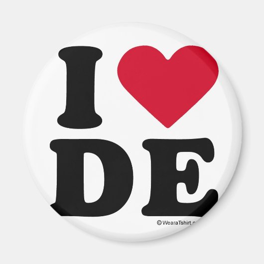 VERZÖGERUNG - I LIEBE DE - I LIEBE DELAWARE MAGNET (Vorne)