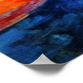 Verzögerung - Rundformen, Sonne, Mond Poster (Ecke)