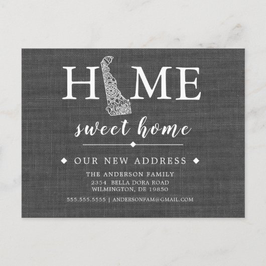 VERZÖGERUNG Staat-Umstiegskarte Ankündigungspostkarte (Vorderseite)