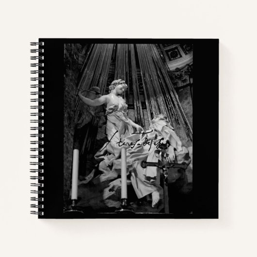 Verzückung der Heiligen Theresa von Avila Bernini Notizblock (Vorderseite)