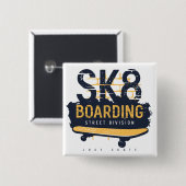 Verzweifelte SK8-Boarding-Street-Division Button (Vorne & Hinten)