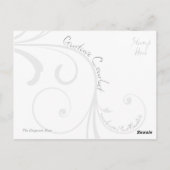 verzweifelter Mensch Postkarte (Rückseite)