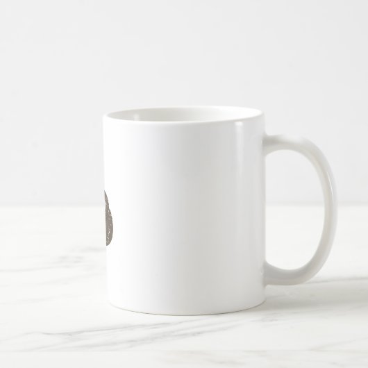 Verzweifelter wütender Cartoon Kot Kaffeetasse (Rechts)