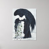 Verzweiflung Gothic Angel Sad Canvas Print Leinwanddruck (Vorderseite)