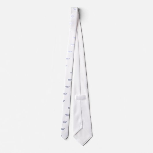 Verzweiflung ist keine Option Krawatte (Rückseite)