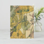 Verzweiflung mit Yham Blume Charles Rennie Mackint Einladung (Stehend Vorderseite)