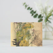 Verzweiflung mit Yham Blume Charles Rennie Mackint Postkarte (Stehend Vorderseite)