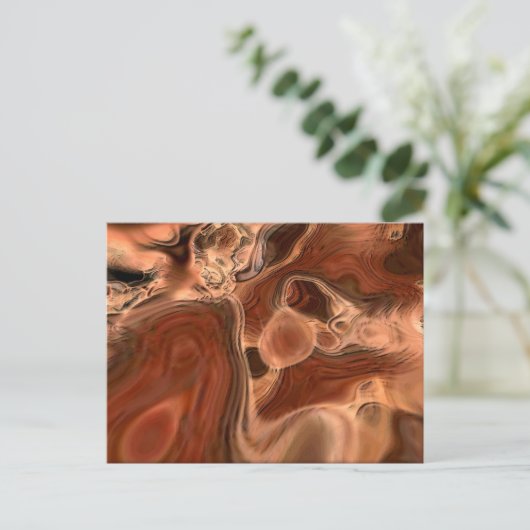 Verzweiflung Postkarte (Stehend Vorderseite)