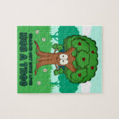 Verzweigen mit Liebe, die einen Baum umarmen Puzzle (Horizontal)