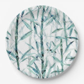 Verzweigt sich Bambus Pappteller (Vorderseite)