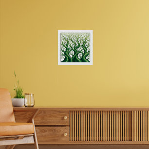 Verzweigtes Blätterdach Poster