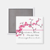 Verzweigung Cherry Blossom Baumzweig Anpassbares M Magnet (Vorderseite/Rückseite)
