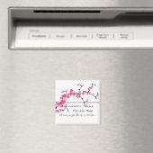 Verzweigung Cherry Blossom Baumzweig Anpassbares M Magnet (In Situ (Geschirrspüler))