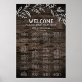 Verzweigung | Übersicht über die Holzsitze Poster (Vorne)