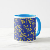 Verzweigung und Blätter Tasse (VorderseiteRechts)